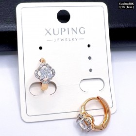 Сережки Xuping18К 20303 (1см)